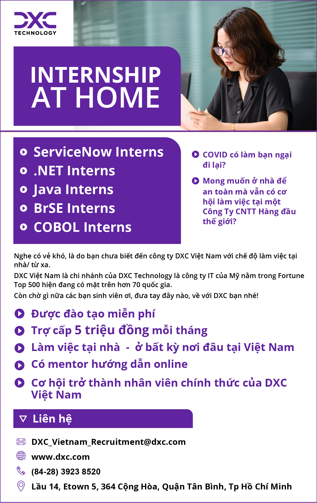 Career Opportunity in Digital Insurance organized by DXC Vietnam